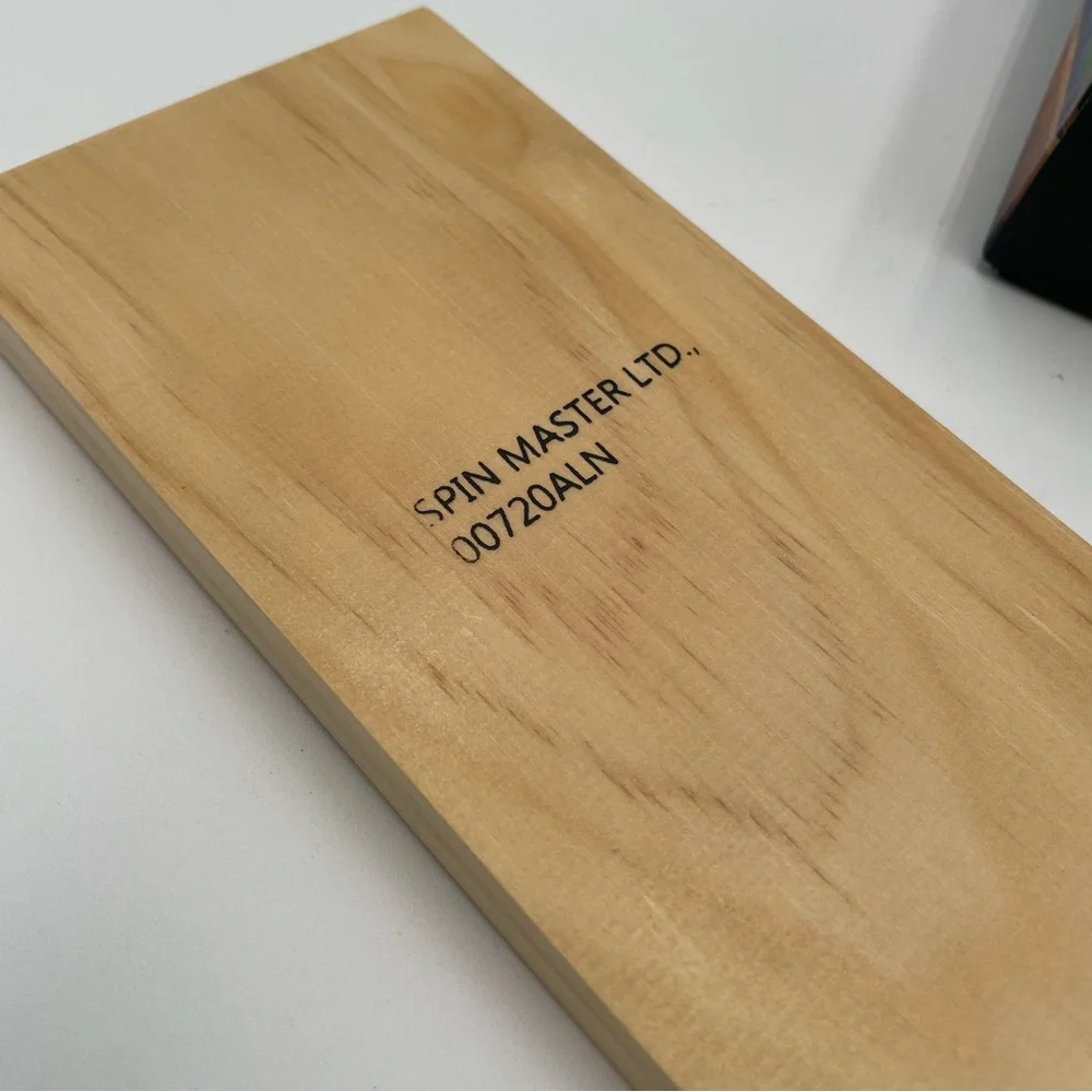 Cribbage Game Solid Wood Folding Board Spin Master Open Box